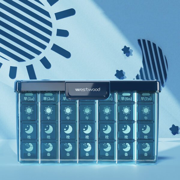 Household Fashion Reminder Box Medicine Dispenser